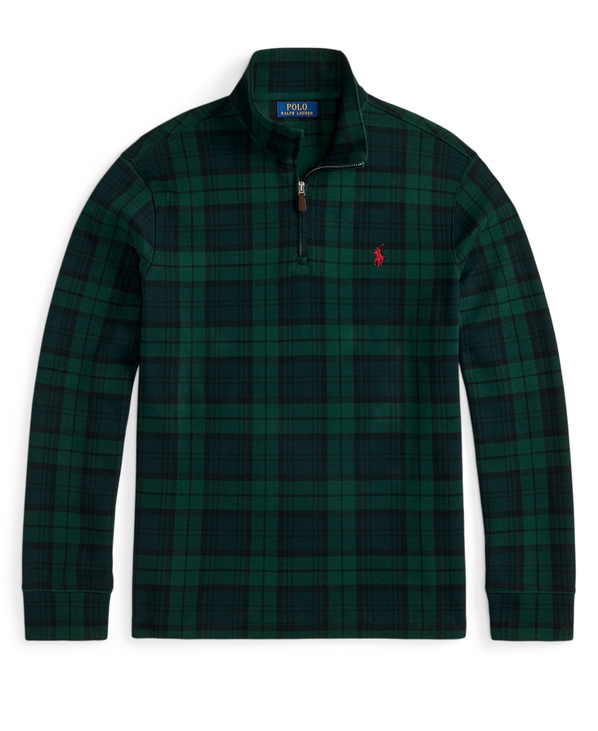 Polo Ralph Lauren Men's Estate-rib Cotton Quarter-zip Pullover In Green