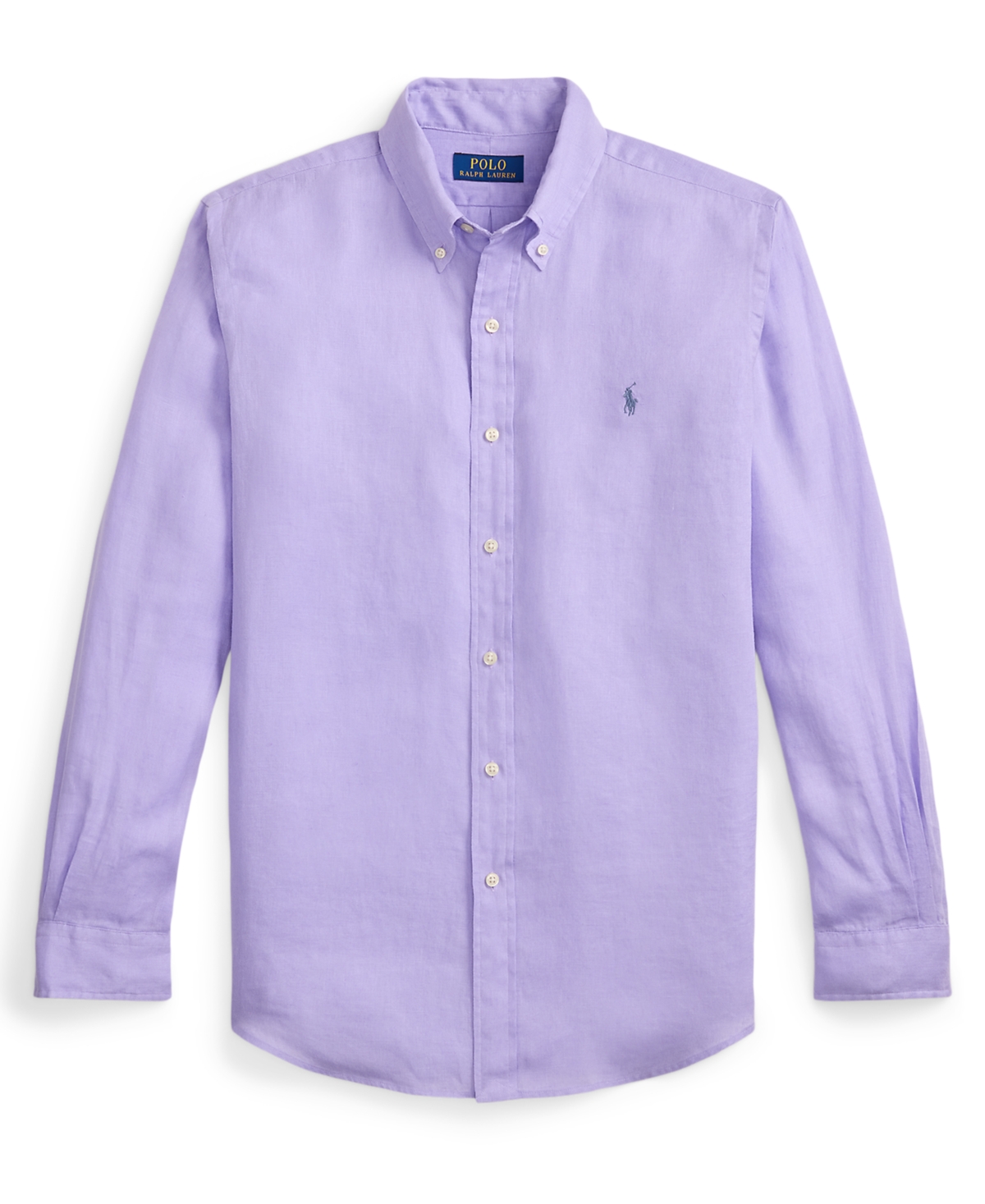 Polo Ralph Lauren Men's Classic Fit Linen Shirt In Purple
