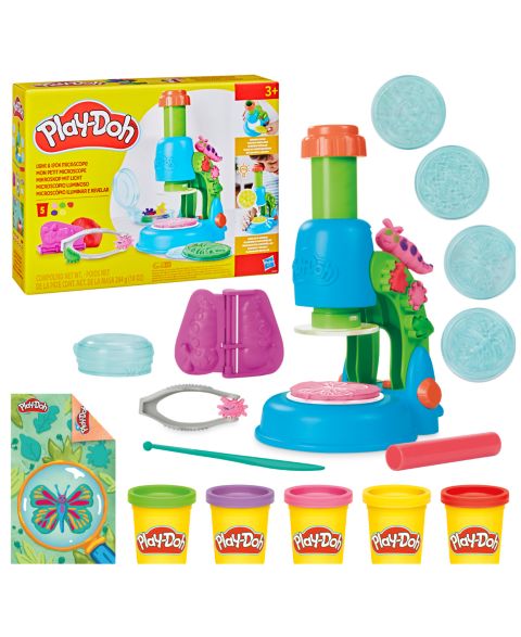 Детский игровой набор Play-Doh Light and Look Microscope Playset
