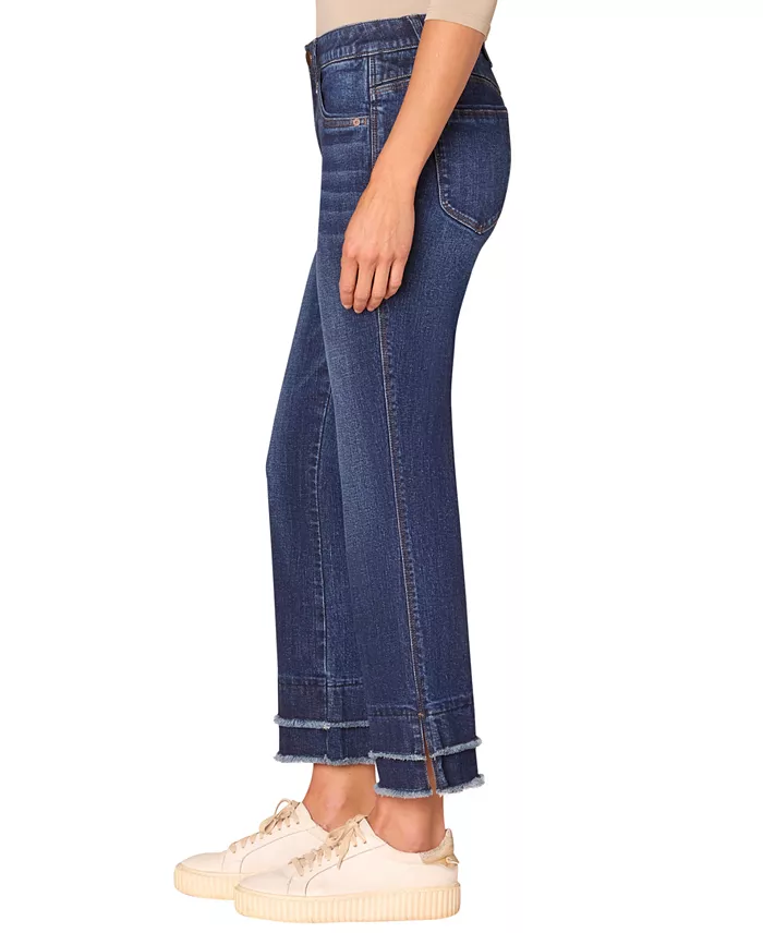Petite "Ab"solution Mid-Rise Kick Flare Jeans - thumbnail 2