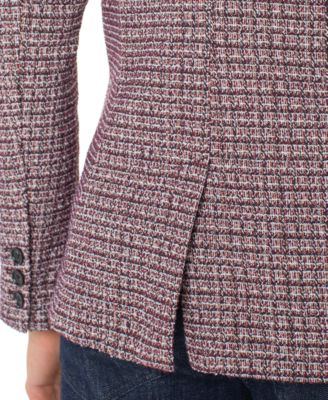 Petite Notch Collar Boyfriend Blazer