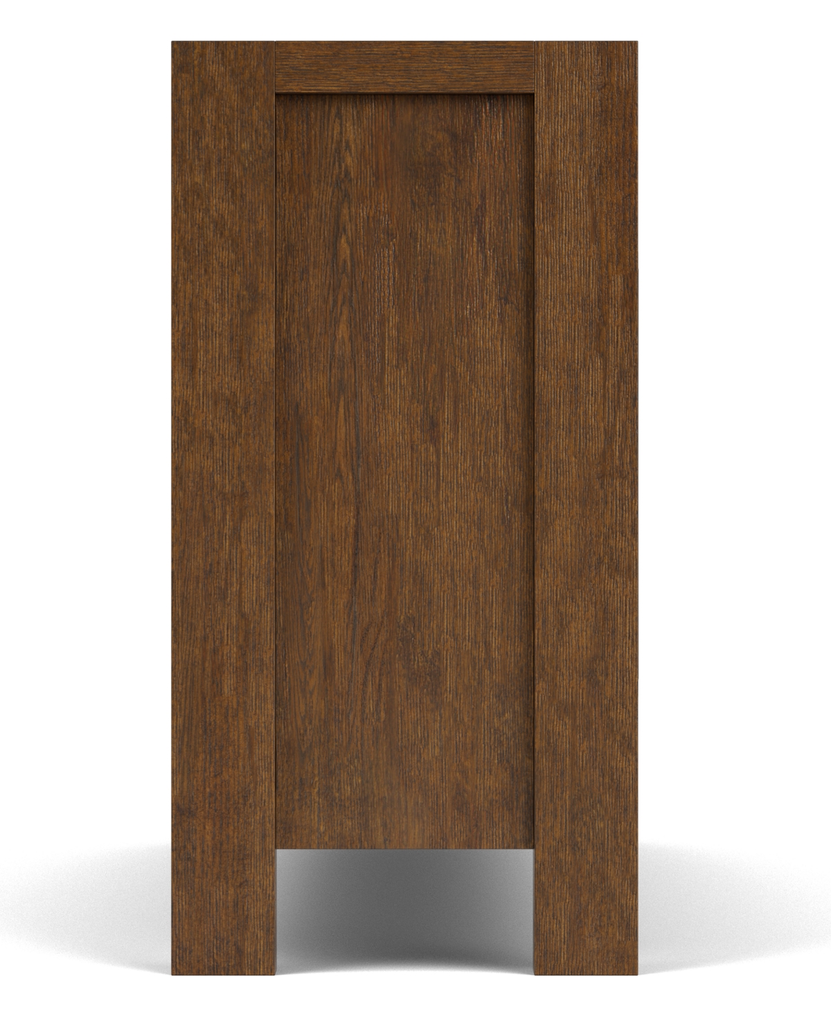 Macy's Davie Cracked Oak Server In Brown