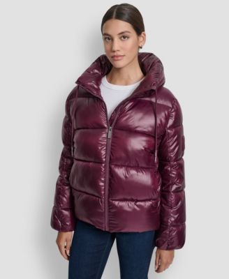 Women's Long-Sleeve Quilted Puffer Jacket