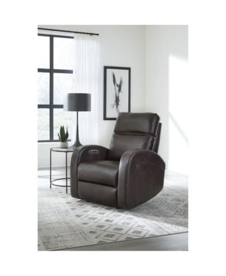 Devin -  Two Pack Polyester Pebble Brown Power Recliner chairs