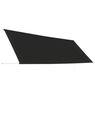 Awning Anthracite Steel and 100% polyester with PA coating