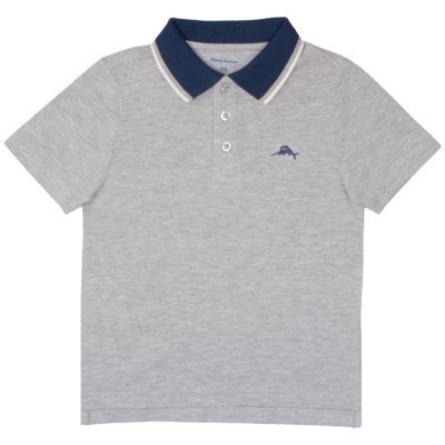 Boys Polo Short Sleeve Classic Heather Polo Shirt and Short Set