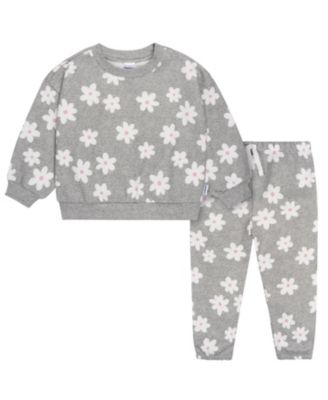 Baby Girls 2-Piece Fleece Outfit Set Daisies