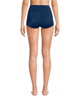 Women's Tugless High Waisted Swim Boy Shorts