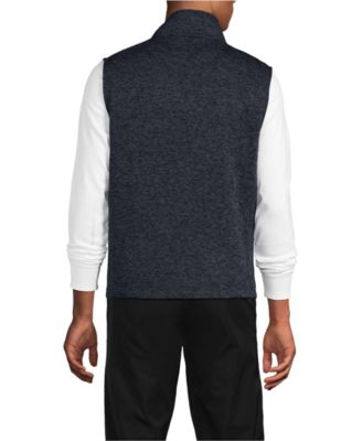 Men's School Uniform Unisex Sweater Fleece Zip Front Vest