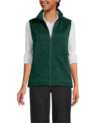 Men's Unisex Sweater Fleece Zip Front Vest