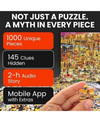 1000 Piece Puzzle for Adults Ancient Myths and Legends with Secret Tasks & Audio Story