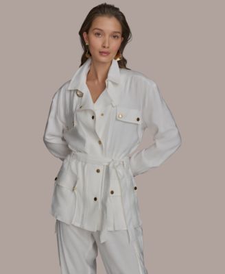 Donna Karan New York - Women's Belted Utility Jacket
