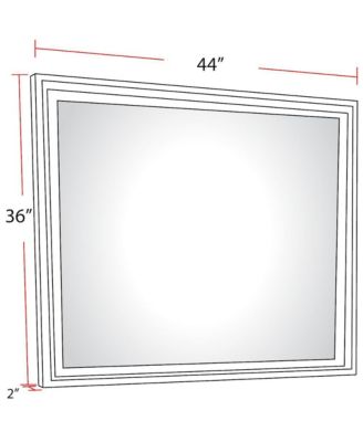 Parker House Americana Modern Bedroom Beveled Landscape Mirror