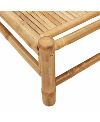  Sun Lounger Natural bamboo Bamboo Adult-size