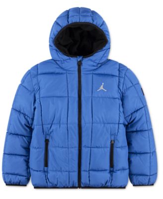 Jordan - Boys 8-18 Quilted Hooded Long Sleeve Jacket