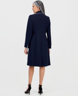 Women's Topper Jacket & Round-Neck Sheath Dress