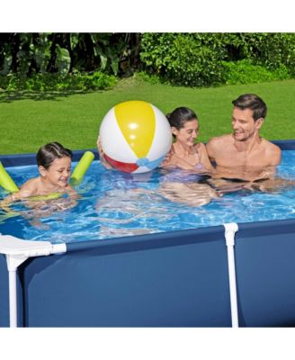 Steel Pro 8.5'x67"x24" Rectangular Above Ground Outdoor Swimming Pool