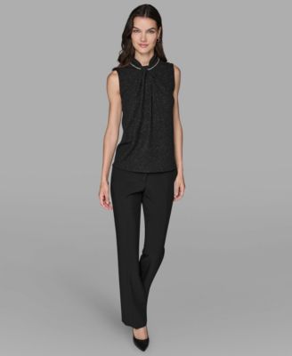 Women's Sleeveless Novelty Knit Top