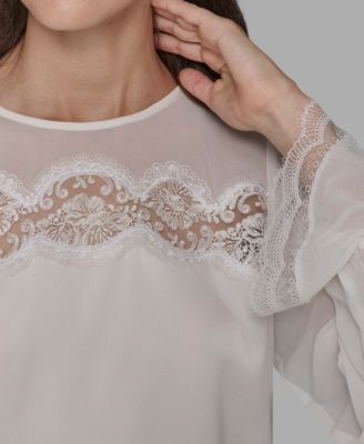 Women's Long Sleeve Lace Top