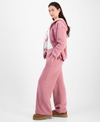 Juniors' Faux-Fur-Lined Sweatpants