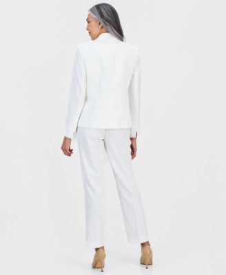 Women's Notch-Lapel Mid-Rise Pantsuit 