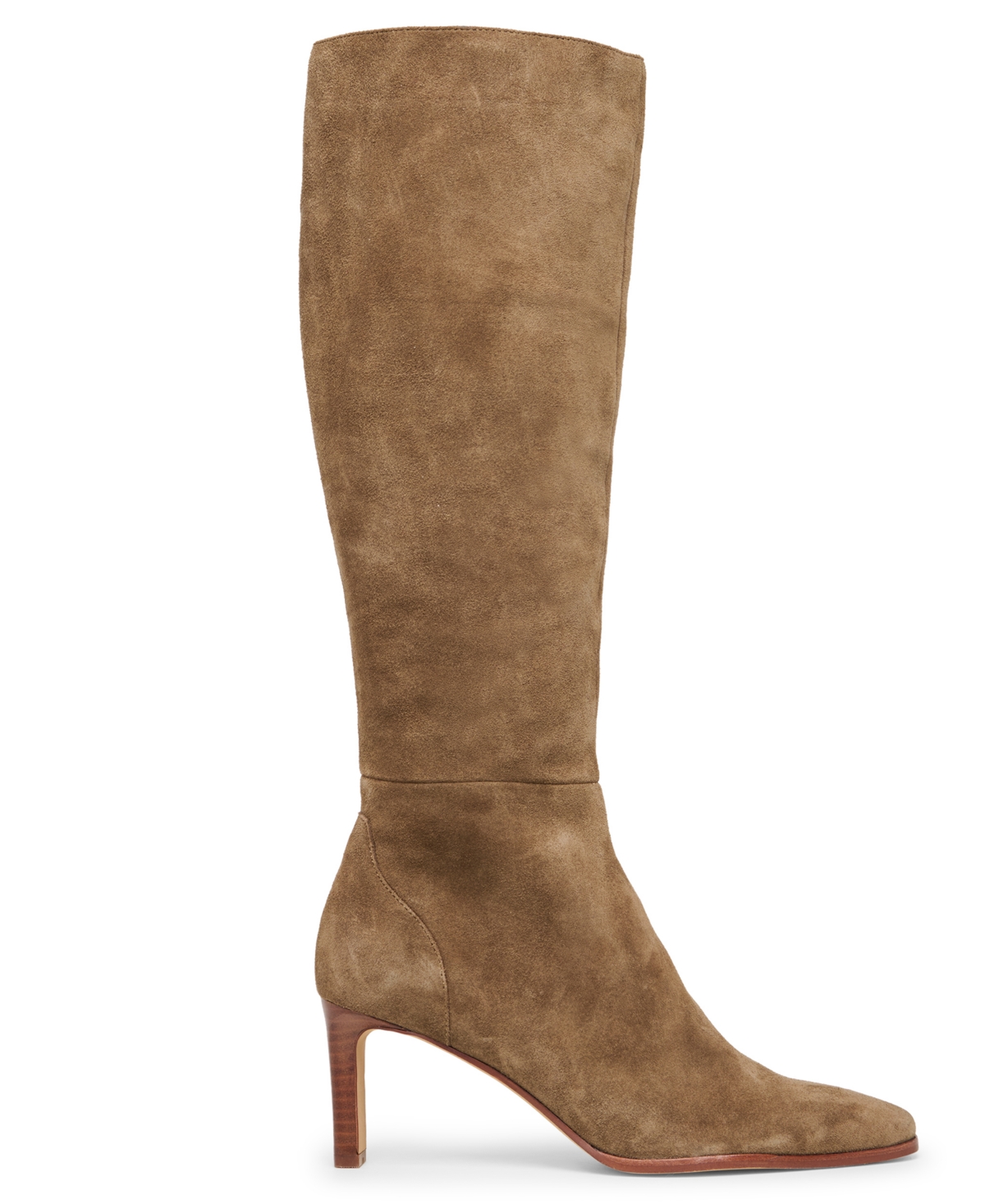 Dolce Vita Women's Emmi Pointed-toe Blade-heel Knee-high Tall Dress Boots In Brown