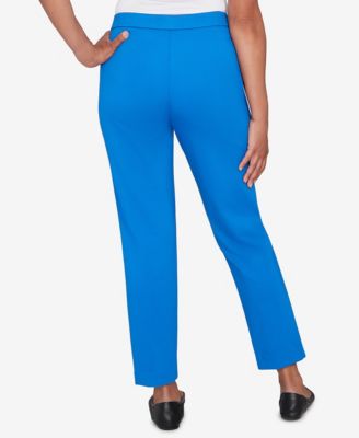 Petite Barcelona Stretch Ponte Knit Short Length Pants