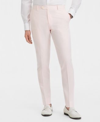 Men's Modern-Fit Solid Seersucker Pant