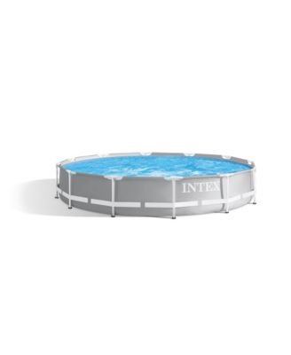 12 foot x 30 inch Prism Frame Round Above Ground Swimming Pool, (No Pump)