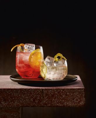 Estiva Textured Short Tumbler Glasses, Set of 4