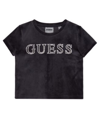 GUESS - Big Girls 8-16 Rhinestone-Embellished Pull-On T-Shirt