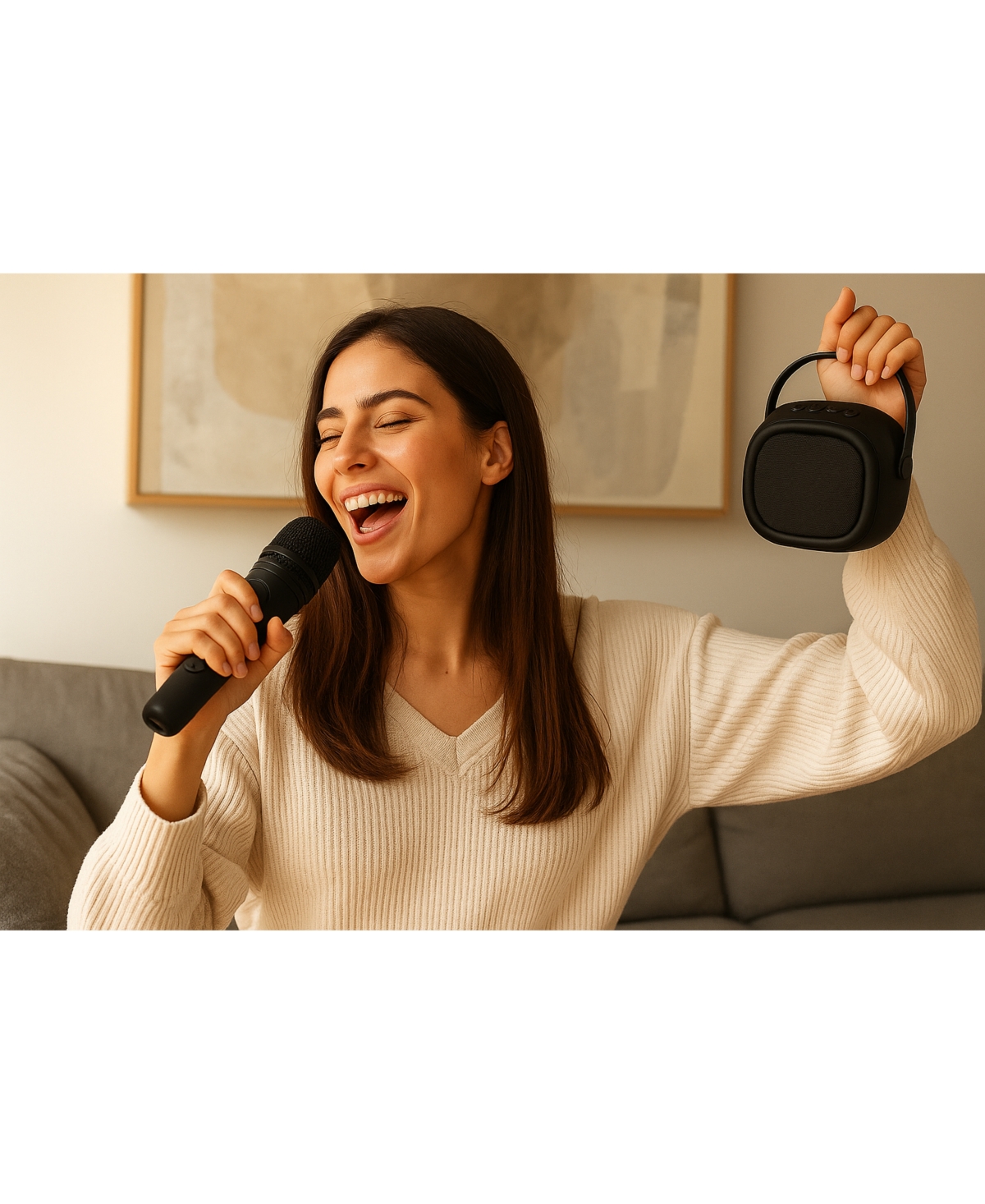 remarkable goodz Hearts Melody Wireless Speaker With Microphone