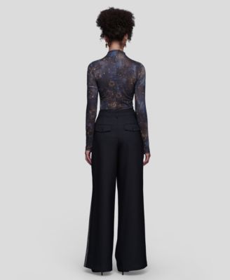 Women's Wide Leg Straight Trousers