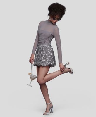 Women's Bubble Mini Skirt