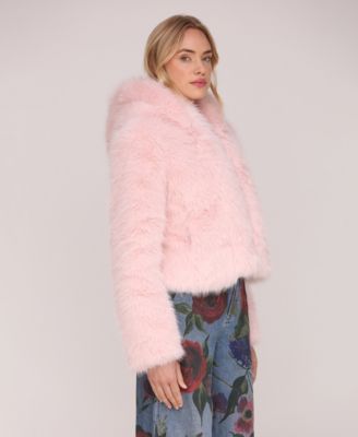 Women's Faux Fur Long Sleeve Jacket