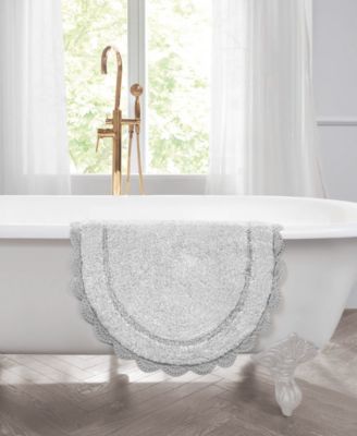Crochet Cotton Bath Rug, 24" x 60"