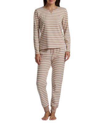 Women's 2-Pc. Packaged Printed Thermal Pajamas Set