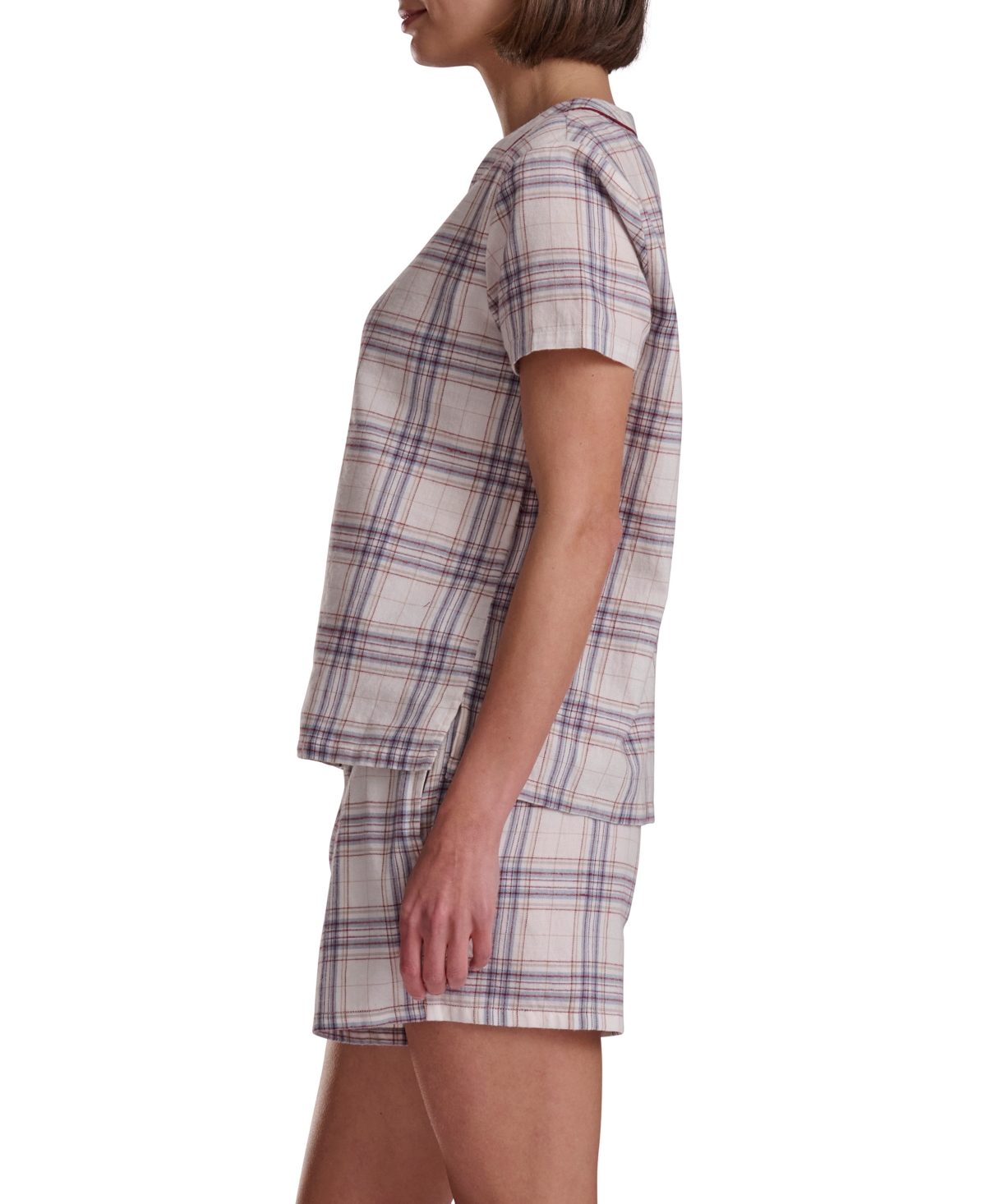 Tommy Hilfiger Women's 2-piece Shorts Sleeve Top And Boxer Set In Multi