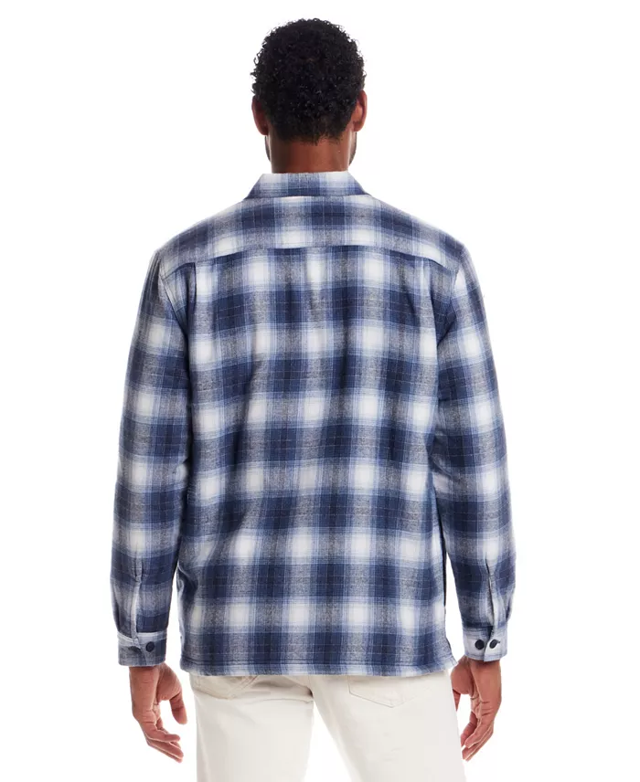 Men's Sherpa-Lined Flannel Shirt Jacket - thumbnail 10