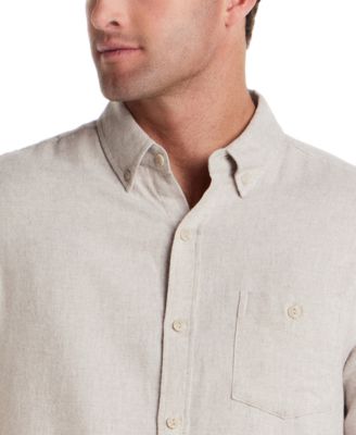 Men's Long Sleeve Button Front Collard Shirt
