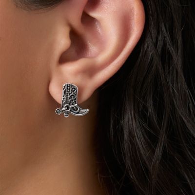 Turquoise Western Stud Earring Set - 5 Pairs