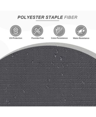 42" x 19.3" x 5.1" Outdoor Polyester Tufted Bench Cushion, Water-resistant & Fade-Resistant, Cushion for Love Seat