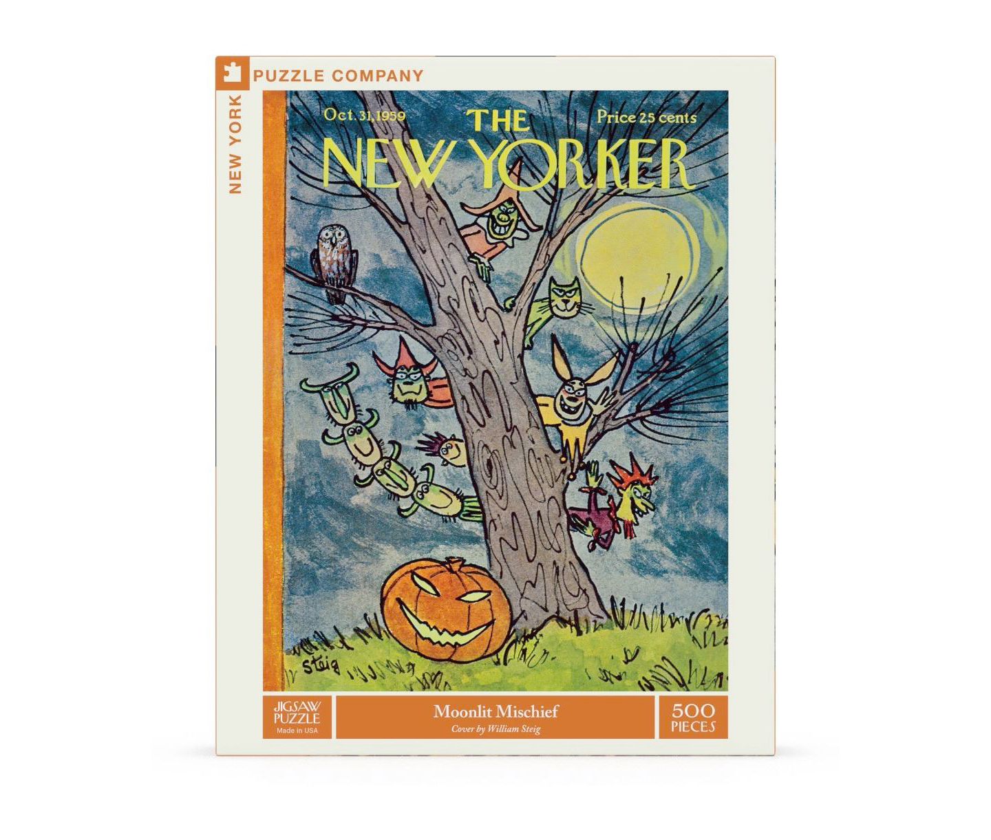 Детский пазл New York Puzzle Company Moonlit Mischief 500-Piece Puzzle, Ages 10+ — фото 1