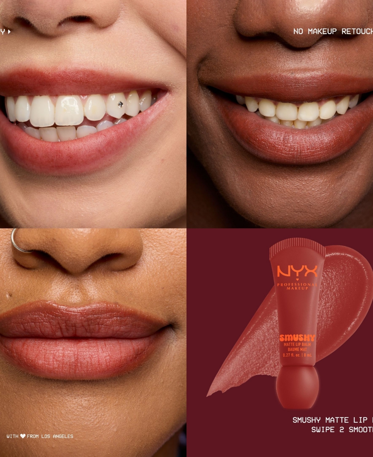 Nyx Professional Makeup Smushy Matte Lip Balm In Multi