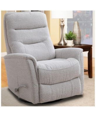 Gemini - Bloke Cotton Swivel Glider Recliner Two Pack
