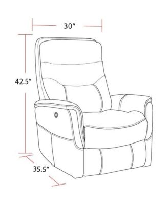 Gemini - Linen Power Swivel Glider Recliner Two Pack
