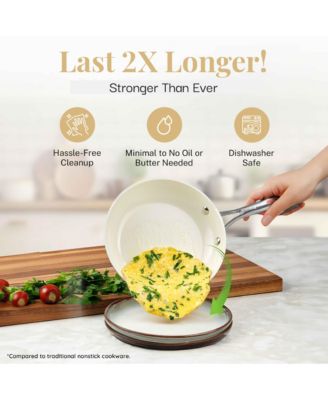 Natural Collection 15-Piece Ceramic Nonstick Cookware Set