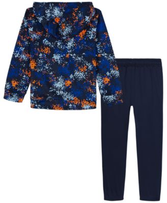 Boys' 2T-7 Printed Full-Zip Hoodie and Jogger Pants, 2-Piece Set