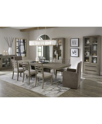  2 Pc  Wood  Ladder Back Design  Dining Chair