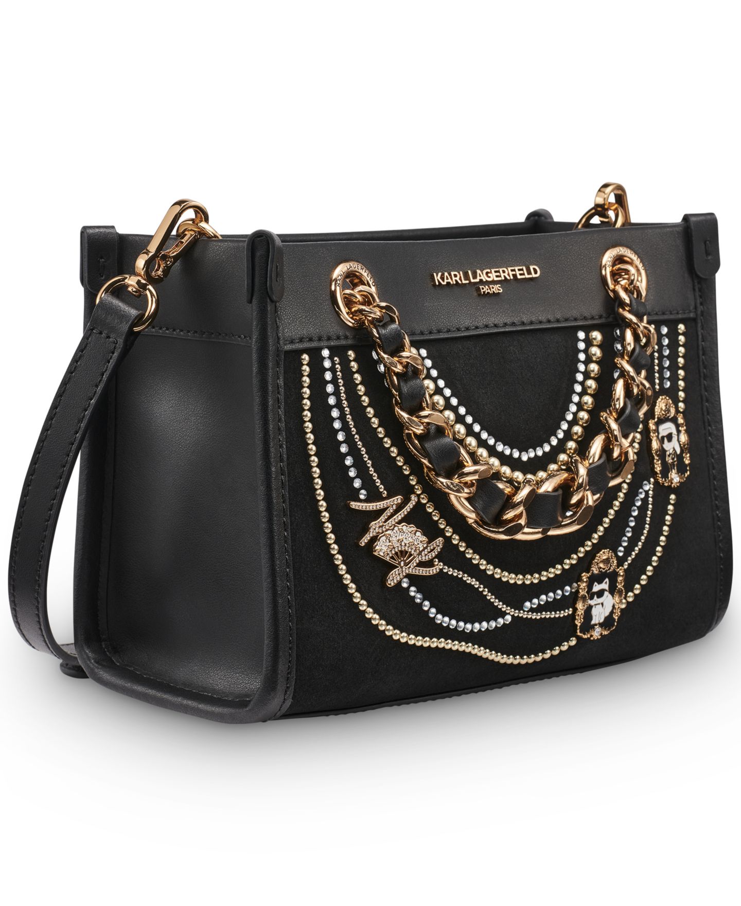 Женская сумка KARL LAGERFELD PARIS Savoie Leather Tote Handbag — фото 3